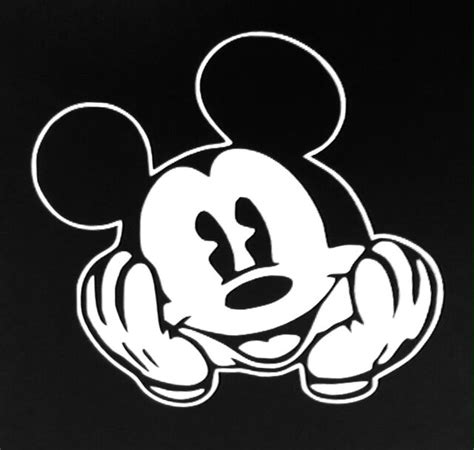 Mickey Mouse Rear Window Vinyl Decal Ebay