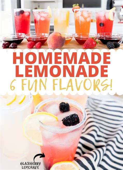 Homemade Lemonade 6 Must Try Flavors Cooking With Karli Homemade