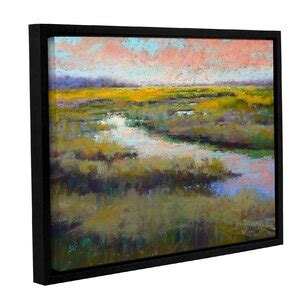 August Grove A Glimmer On The Marsh By Alejandra Agos Print On