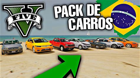 Gta V Como Instalar Pack De Carros Brasileiros No Seu Jogo Youtube