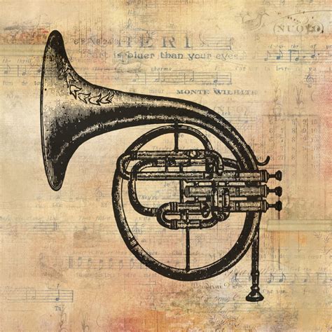 Vintage French Horn Free Stock Photo Public Domain Pictures