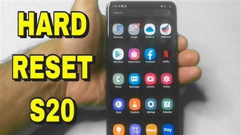How To Factory Reset Samsung Galaxy S20 S20 Ultra To Its Original