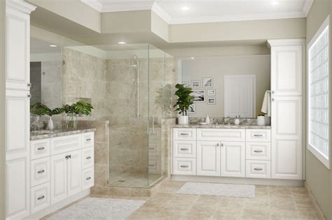 I'm interested in hearing from people who have experience working with lowes or home depot when they remodeled their kitchens. Hallmark Bath Cabinets in Arctic White - Kitchen - The ...