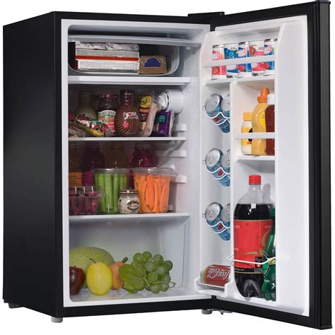 Galanz Cu Ft Single Door Mini Fridge Gl Bk Black Walmart Com