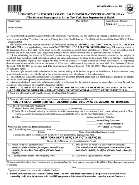 Hipaa Form Fill Out And Sign Online Dochub