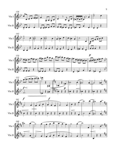 Dance Macabre For Two Violin Easy By Saint Saens Digital Sheet