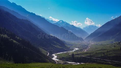 Beautiful Mountain Landscape Of Sonamarg Jammu And Kashmir State
