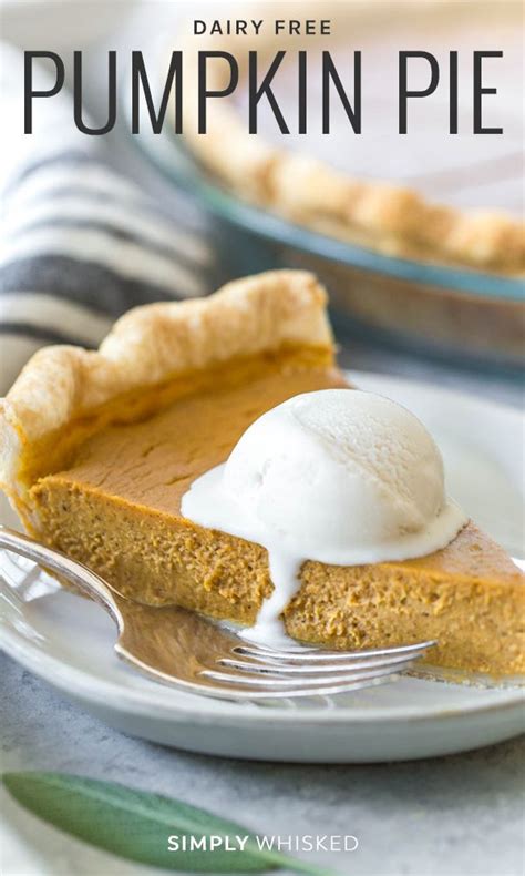 This Is The Best Dairy Free Pumpkin Pie Recipe And You Only Need