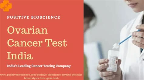 Ppt Ovarian Cancer Test India Learn Your Genetic Risk Of Breast And