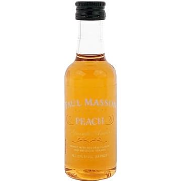 Paul Masson Grande Amber Peach Brandy GotoLiquorStore