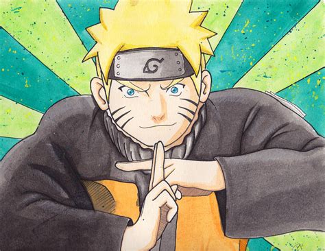 Naruto Watercolor By Philie06 On Deviantart