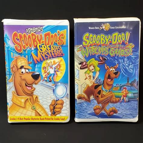 Scooby Doos Greatest Mysteries And The Witchs Ghost Vhs Lot Of 2