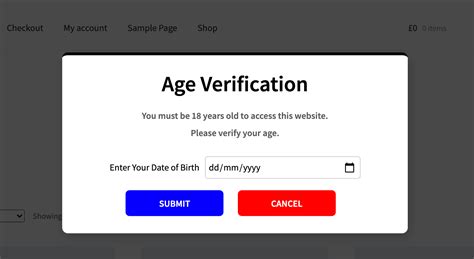 Woocommerce Age Verification Popup Plugin Koala Apps