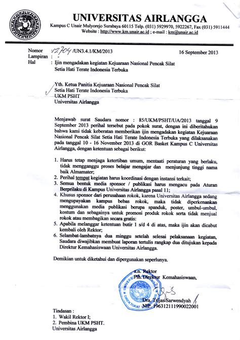 Jika anda ingin mengundurkan diri atau resign dari kantor tempat anda bekerja sekarang, ada prosedur yang anda harus lewati. Kejuaraan Nasional Pencak Silat Setia Hati Terate Tingkat Pelajar SMP dan SMA 2013
