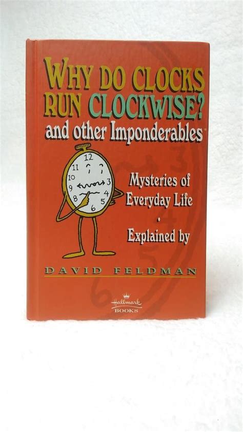 Why Do Clocks Run Clockwise And Other Imponderables Mysteries Etsy