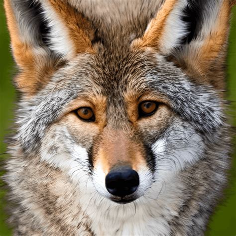 Coyote Portrait · Creative Fabrica