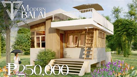 Modern Bahay Kubo Simple House Design 62x8 Meters Modern Balai Youtube