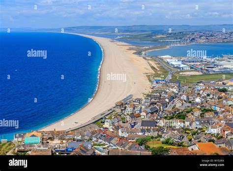 Isle Of Portland Chesil Beach Near Weymouth Dorset England Uk