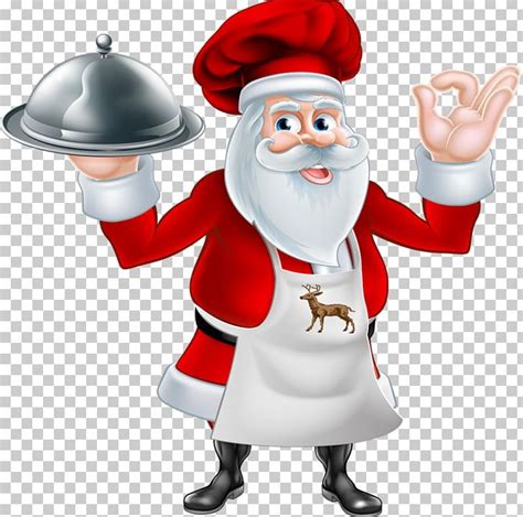 Santa Claus Cooking Chef Illustration Graphics Png Clipart Chef
