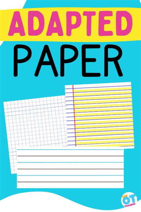 Ultimate List Of Free Adapted Paper The Ot Toolbox
