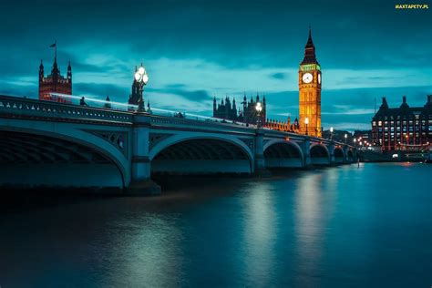Tapety Zdjęcia Londyn Big Ben Most Westminsterski Rzeka Tamiza