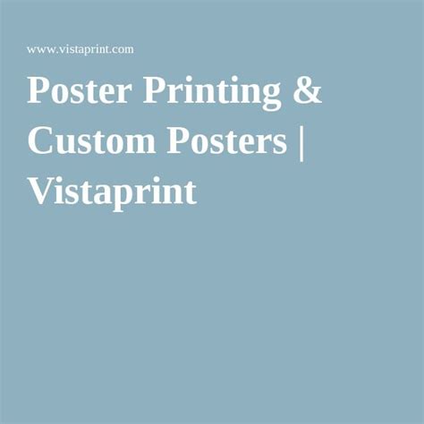Poster Printing Custom Posters Vistaprint Custom Posters Custom