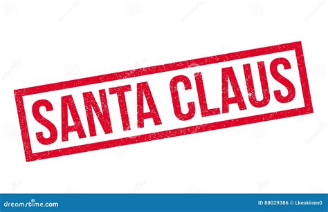 Santa Claus Rubber Stamp Stock Illustration Illustration Of Calif