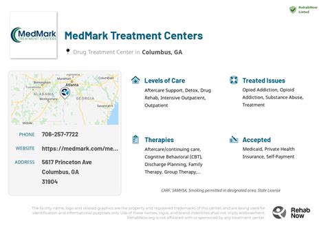 Medmark Treatment Centers In Columbus Georgia