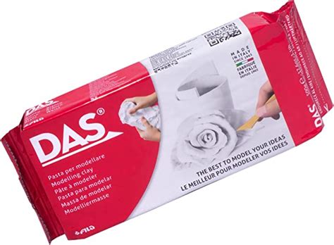 Amazon Com DAS Air Hardening Modeling Clay White Air Dry Clay 1 1lb