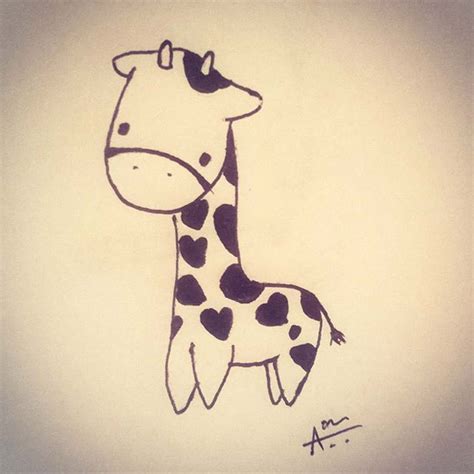 Cute Giraffe Drawing Cute Giraffe Drawing Giraffe Drawing Cute Giraffe