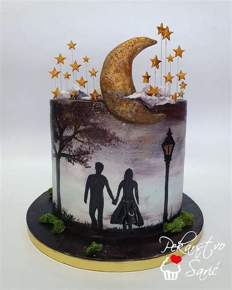 Double Birthday Cake🌙 Decorated Cake By Ana Cakesdecor