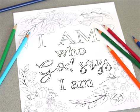 People with disabilities coloring page with song quote: Patterned Pomegranate: Printable Scripture Coloring Sheet ...
