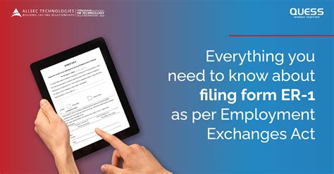 Everything You Need To Know About Filing Form Er 1