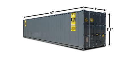 40ft Shipping And Storage Container Rental Eagle Leasing