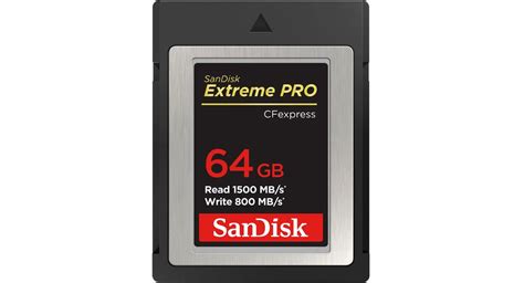 Sandisk Extreme Pro Cfexpress Type B 64 Gb Compactflash Sdcfe 064g