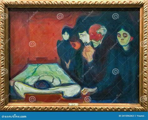 At The Deathbed By Edvard Munch Editorial Stock Photo Image Of Arts