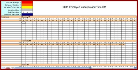 Monthly Employee Work Schedule Template Images And Photos Finder