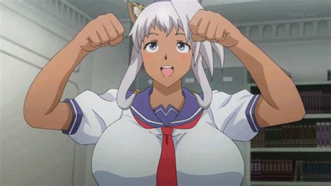anime cute girl bouncing anime girl