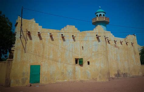 Exterior View To Grand Mosque Of Zinder Niger Stock Image Image Of