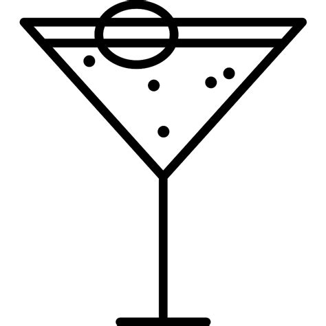 Cocktail With Olive Vector Svg Icon Svg Repo