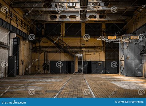 Large Industrial Hall Of A Repair Station Stock Photo Image Of Steel