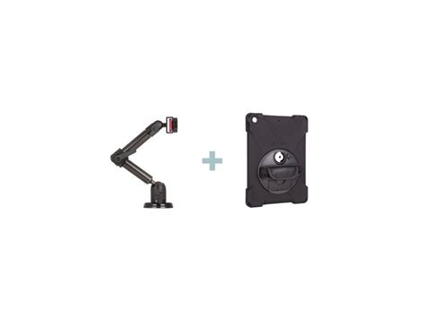 Support Tablette Magnetique Double Bras Courts Compatible Avec Ipad