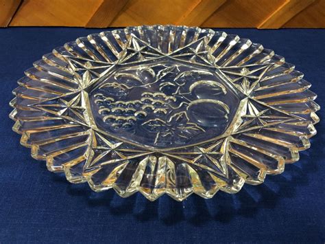 Art And Collectibles Collectibles Collectible Glass Glass Serving Plate