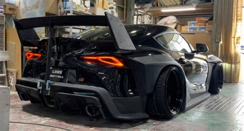 Liberty Walks Widebody Toyota Supra Is All Kinds Of Crazy Carscoops