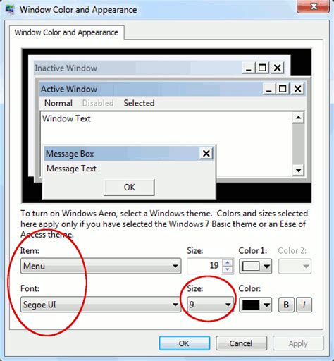 How to increase menu font sizes how increase font on menus … read more. BBC - My Web My Way - Changing your fonts in Windows 7