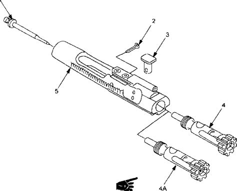 M4 Bolt Assembly Army M16 Maintenance Bev Fitchetts Guns Magazine