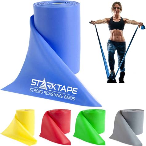 Physical Therapy Bands 816 25 Yard Rolls Latex Free Resistance Band