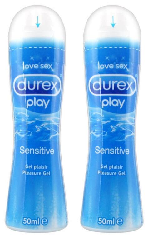 Durex Play Sensitive Gleitmittel Set Mit 2 X 50 Ml