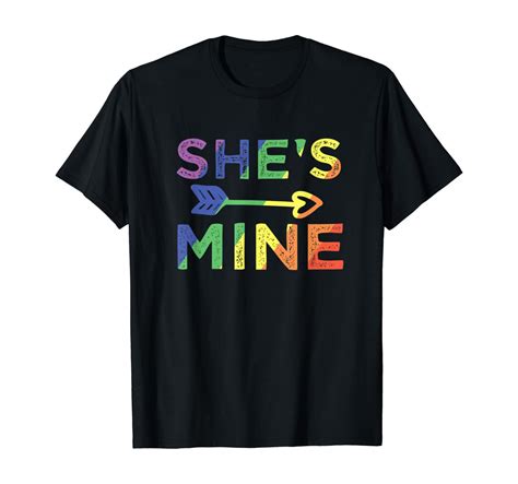 Lesbian Couple Shirts She S Mine Matching Lgbt Pride Shirt Clothing