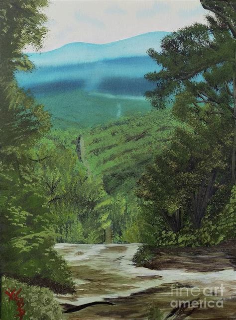 Smoky Mountain View Painting By William B Peairson Iv Fine Art America
